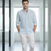 SkyBlue Stripe Shirt