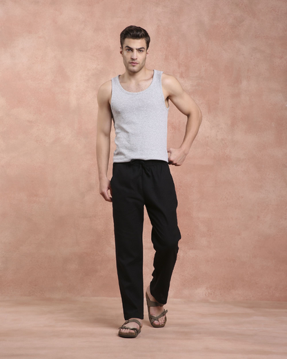Black Linen Pants