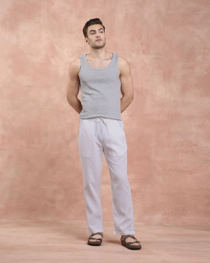 White Linen Pants