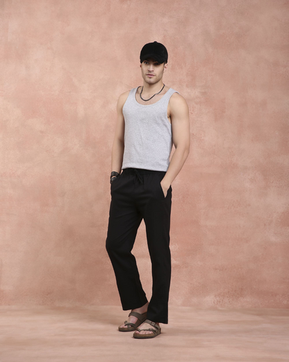 Black Linen Pants
