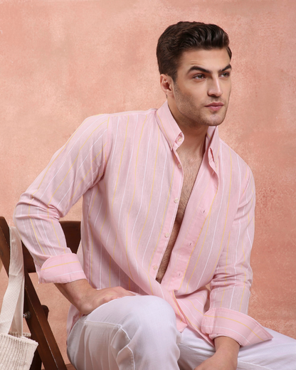 Pink Stripe Shirt