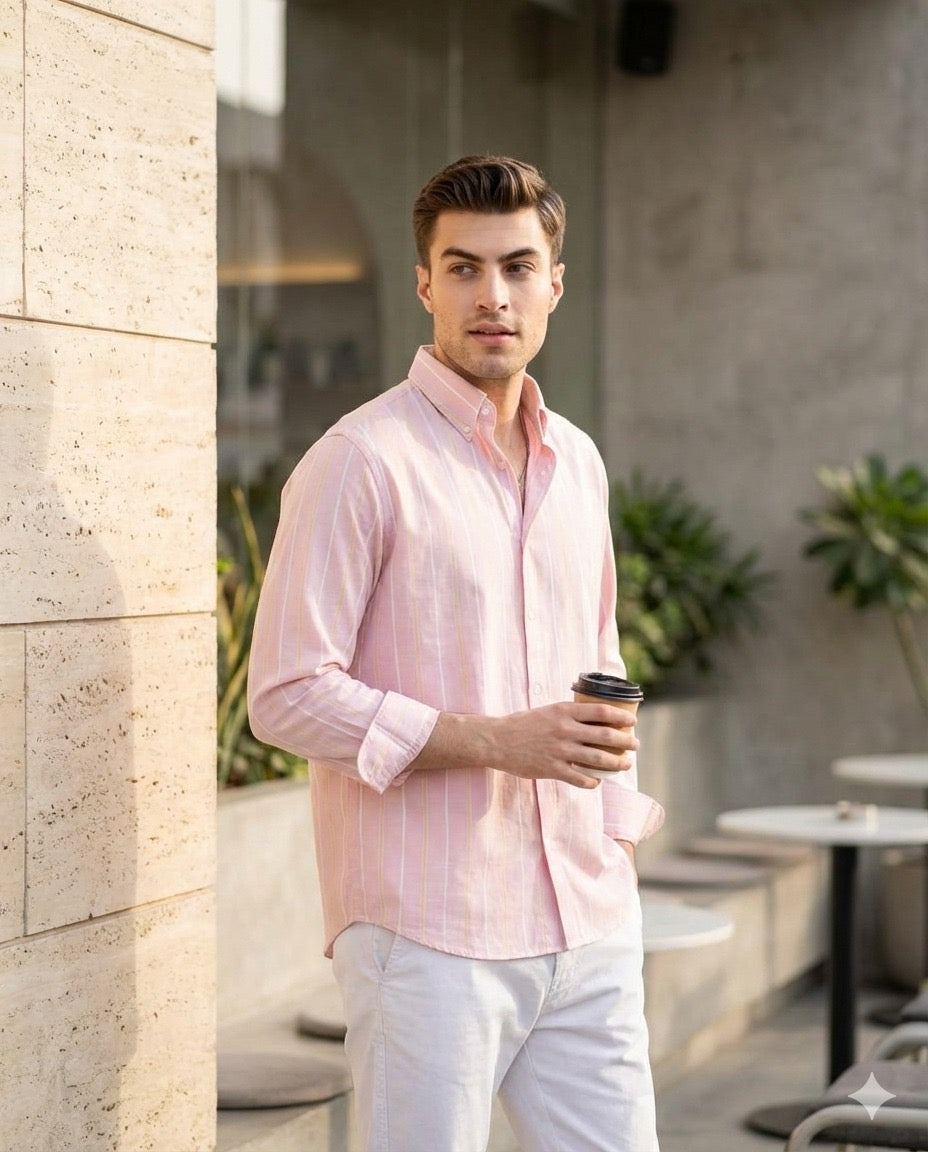 Pink Stripe Shirt
