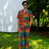 Madras checks mens co-ord set