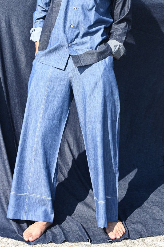 Denim abstract Co-ord Set