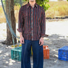 Trikona ajrakh shirt