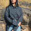 Midnight bandhani shirt