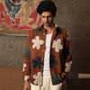 Mocha bloom shirt