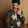 Olive bloom shirt