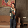 Women Olive Bloom Shirt