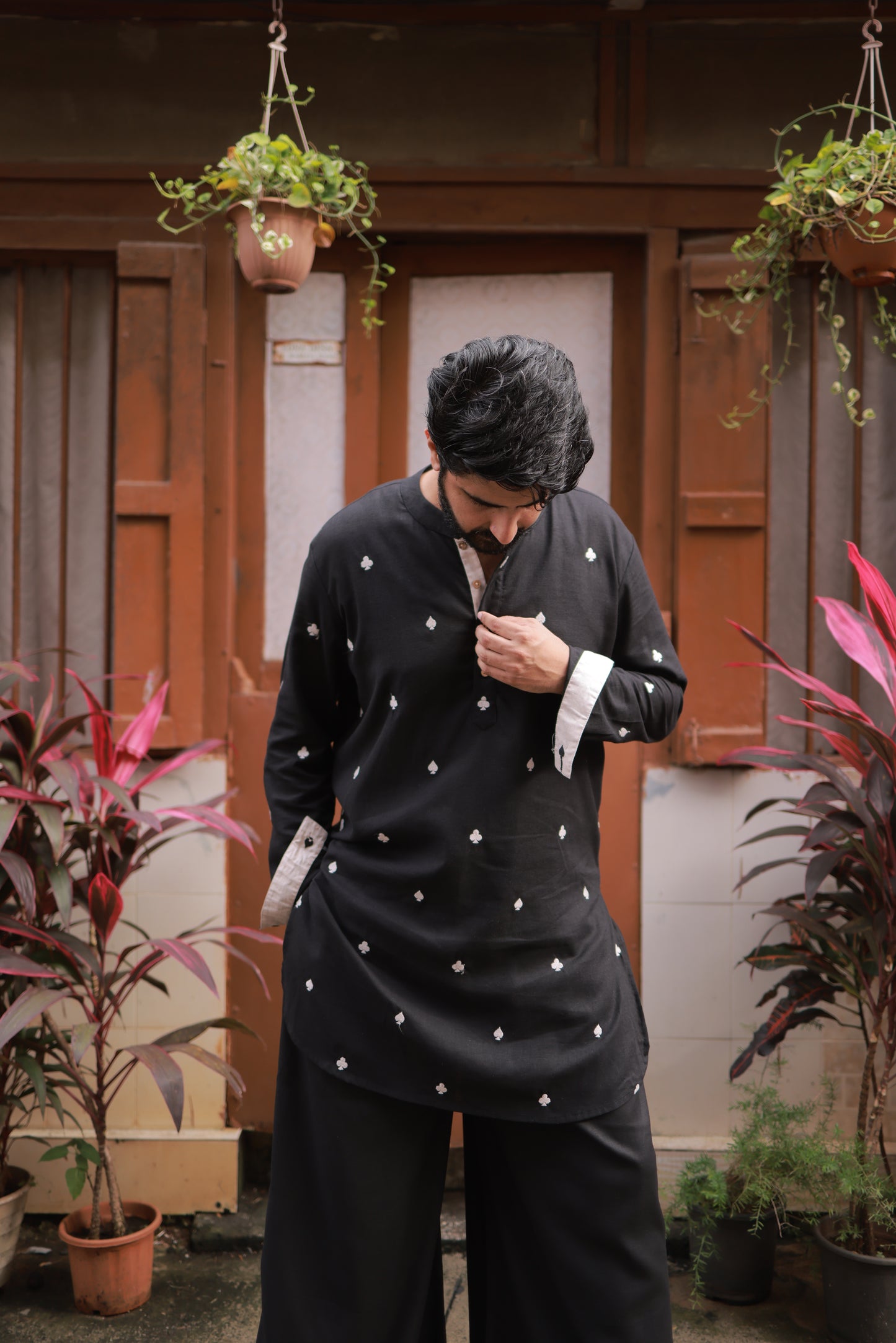 Clubs & Spades - BL Kurta set