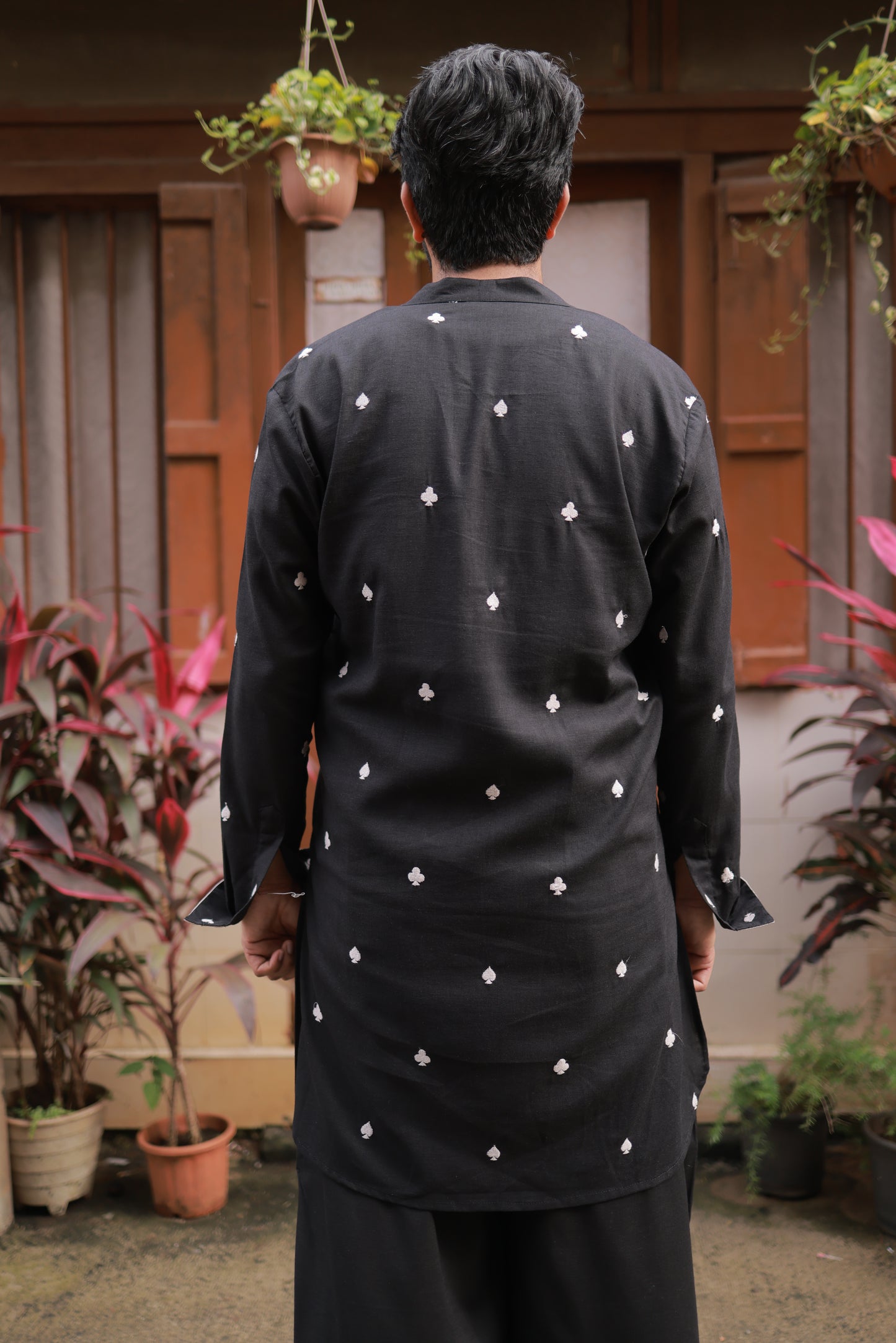 Clubs & Spades-BL Kurta