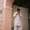 Clubs & Spades - Beige Kurta set